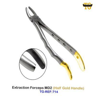 Extraction Forceps MD2, dental instruments, TGI's own catalog photograph