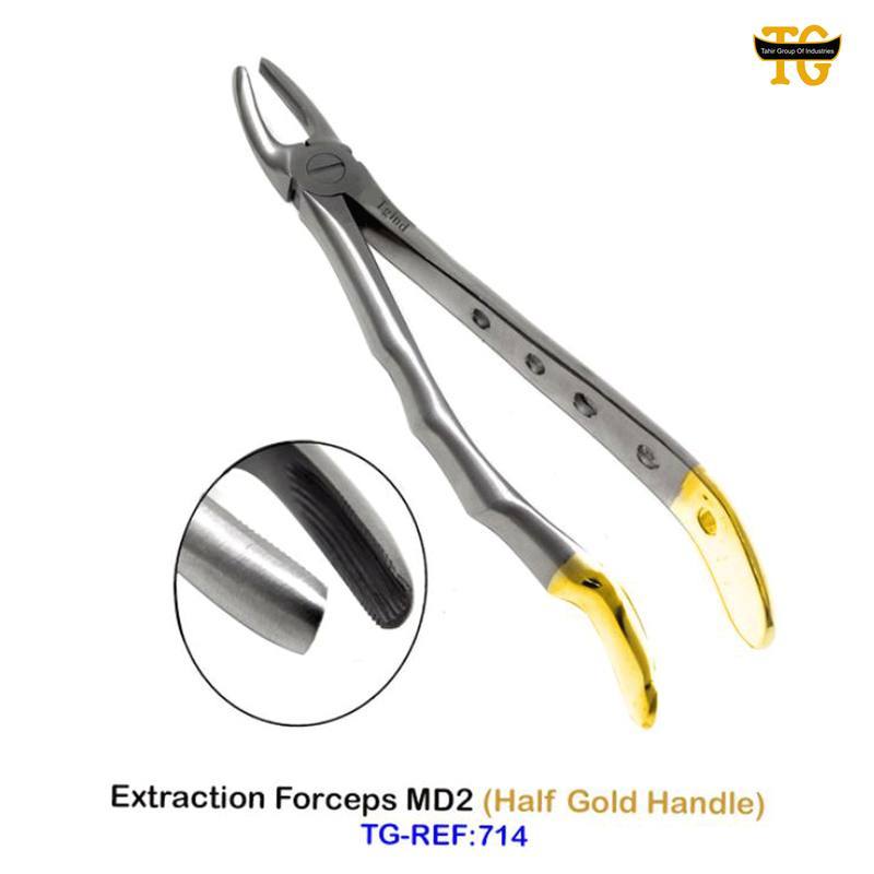 Extraction Forceps MD2, dental instruments, TGI's own catalog photograph