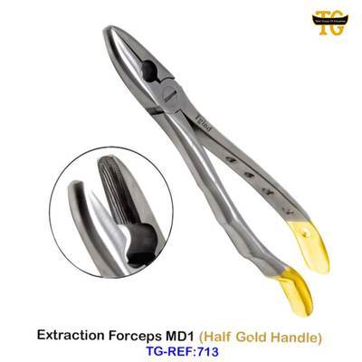 Extraction Forceps MD1, dental instruments, TGI's own catalog photograph