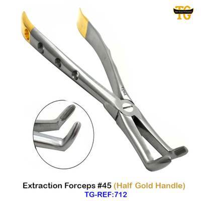 Extraction Forceps No. 45, dental instruments, TGI's own catalog photograph