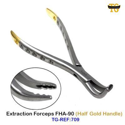 Extraction Forceps FHA-90, dental instruments, TGI's own catalog photograph