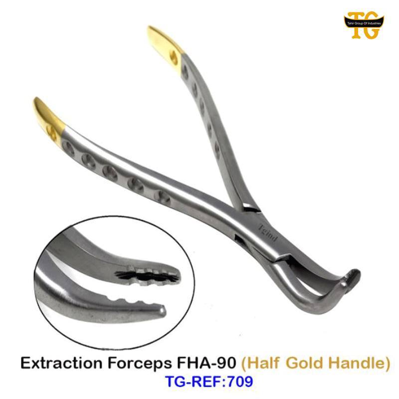 Extraction Forceps FHA-90, dental instruments, TGI's own catalog photograph