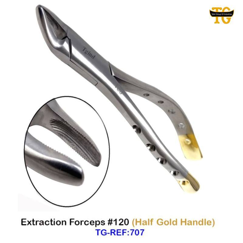 Extraction Forceps No. 120, dental instruments, TGI's own catalog photograph