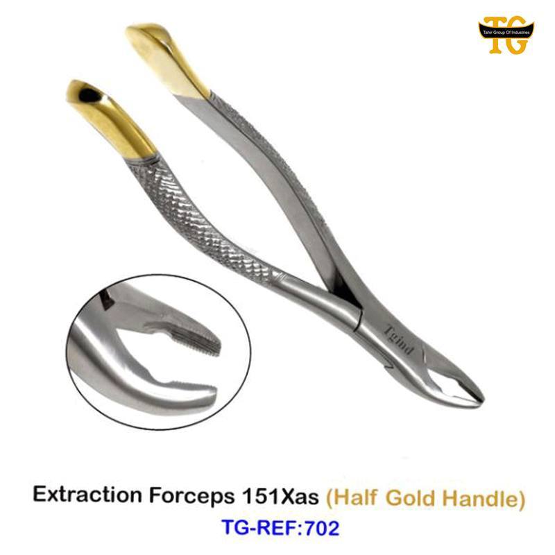 Extraction Forceps 151Xas, dental instruments, TGI's own catalog photograph