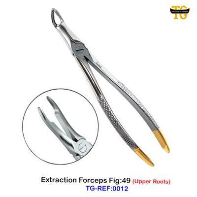 Extraction Forceps Fig:49, dental instruments, TGI's own catalog photograph