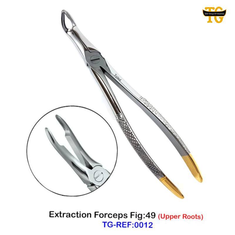 Extraction Forceps Fig:49, dental instruments, TGI's own catalog photograph