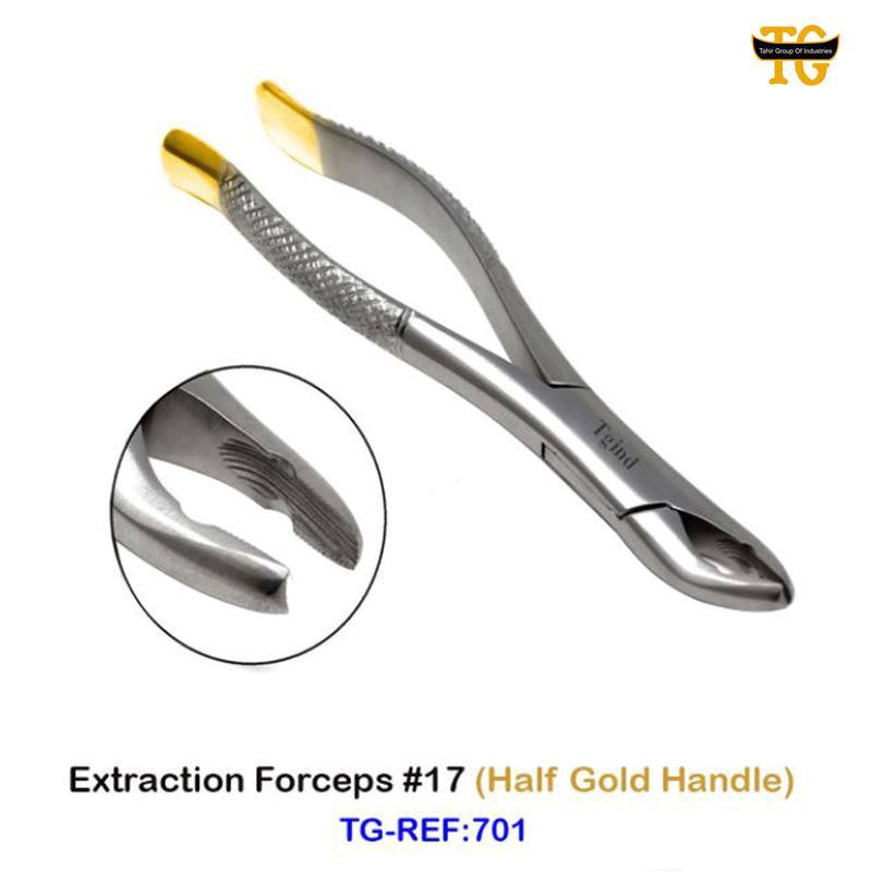 Extraction Forceps No. 17, dental instruments, TGI's own catalog photograph