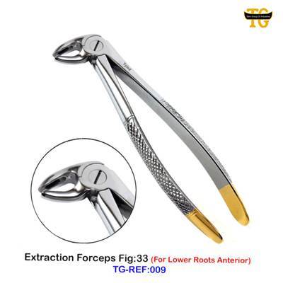 Extraction Forceps Fig:33, dental instruments, TGI's own catalog photograph