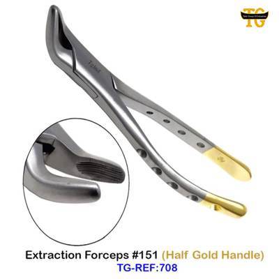 Extraction Forceps No. 151, dental instruments, TGI's own catalog photograph