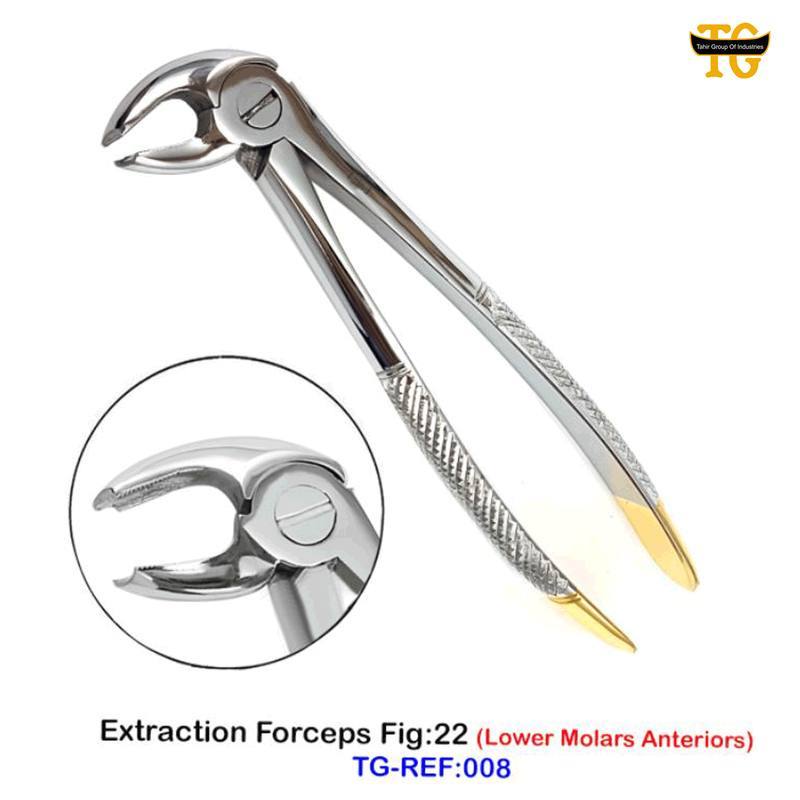 Extraction Forceps Fig:22, dental instruments, TGI's own catalog photograph