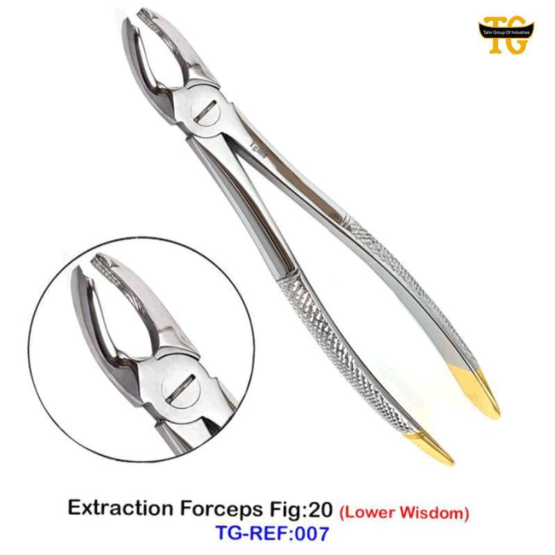 Extraction Forceps Fig:20, dental instruments, TGI's own catalog photograph