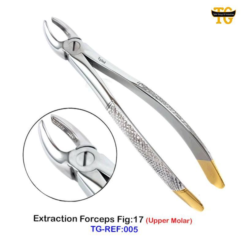 Extraction Forceps Fig:17, dental instruments, TGI's own catalog photograph