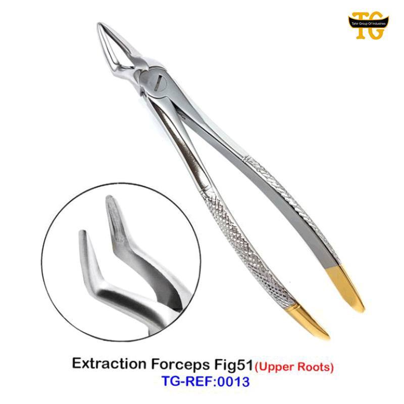 Extraction Forceps Fig51, dental instruments, TGI's own catalog photograph