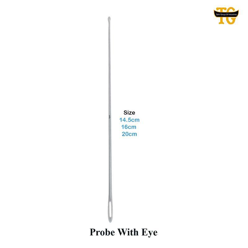 Probe With Eye, surgical instruments, TGI's own catalog photograph