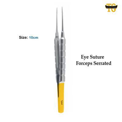 Eye Suture Forceps, surgical instruments, TGI's own catalog photograph