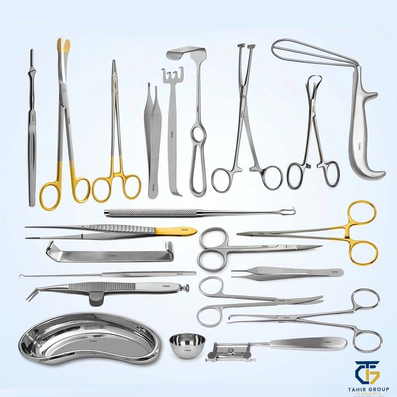Facelift Surgery Set, surgical instrument sets, TGI's own catalog photograph