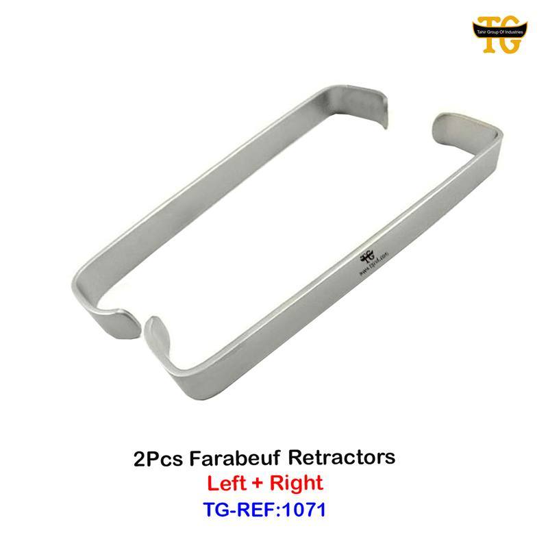 Farabeuf Retractor Set, dental instruments, TGI's own catalog photograph