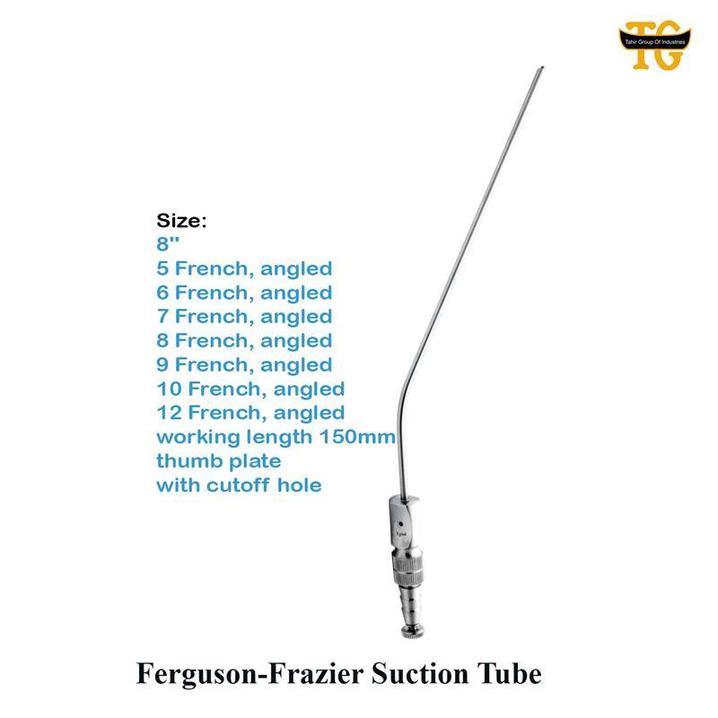Ferguson-Frazier Suction Tube, surgical instruments, TGI's own catalog photograph