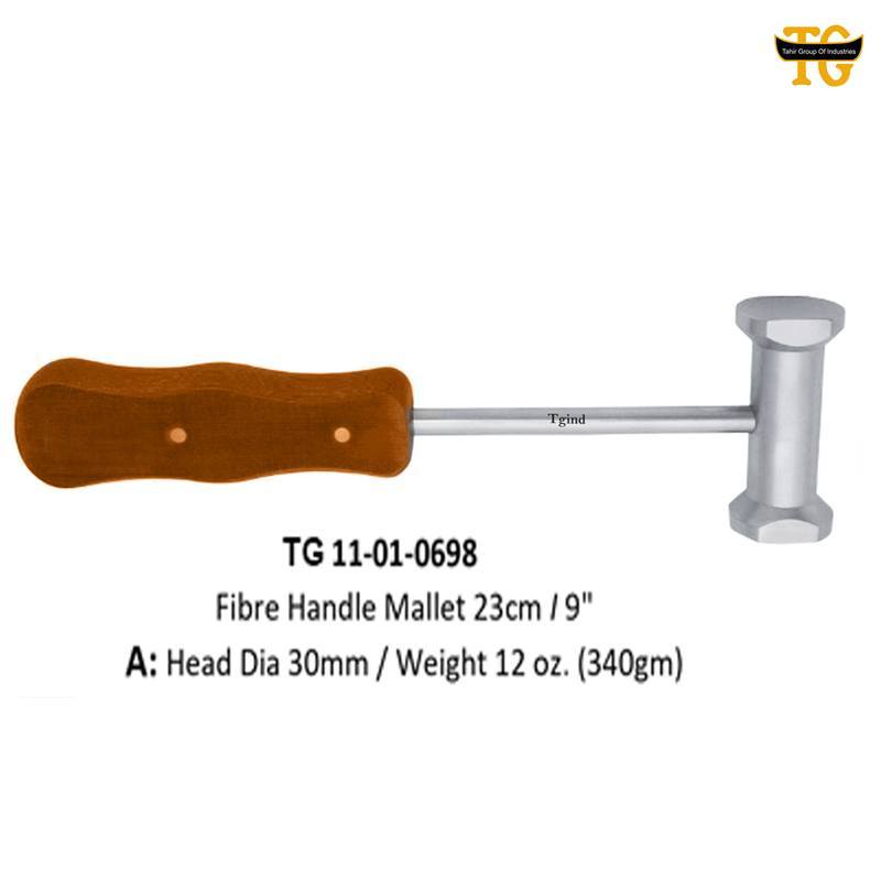 Fiber Handle Mallet, orthopedic instruments, TGI's own catalog photograph