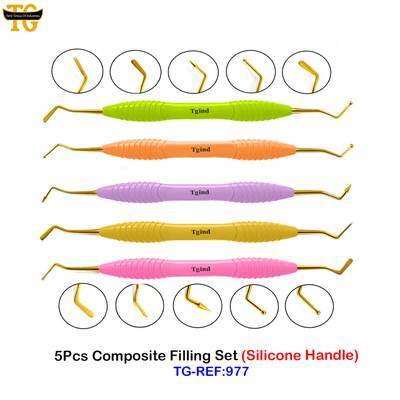 5Pcs Composite Filling Set, dental instruments, TGI's own catalog photograph
