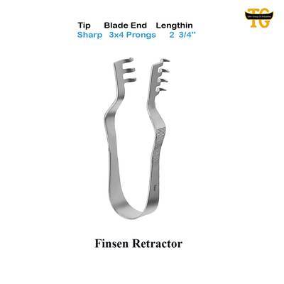Finsen Retractor, surgical instruments, TGI's own catalog photograph