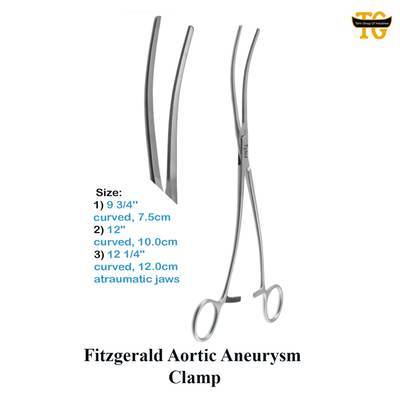 Fitzgerald Clamp, surgical instruments, TGI's own catalog photograph