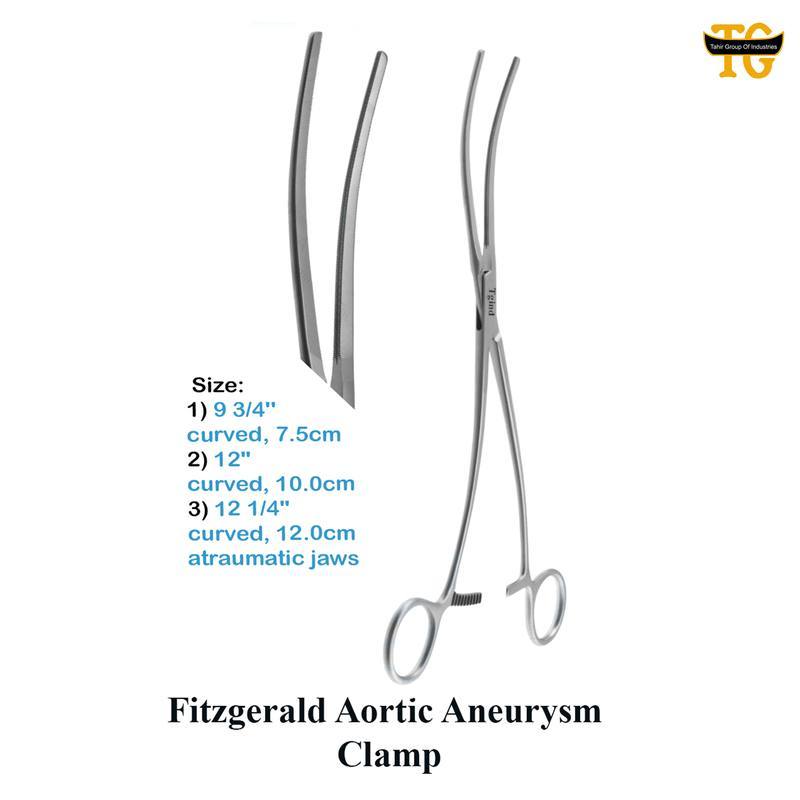 Fitzgerald Clamp, surgical instruments, TGI's own catalog photograph