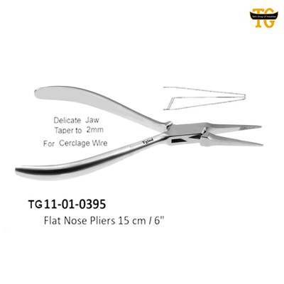 Flat Nose Plier, orthopedic instruments, TGI's own catalog photograph