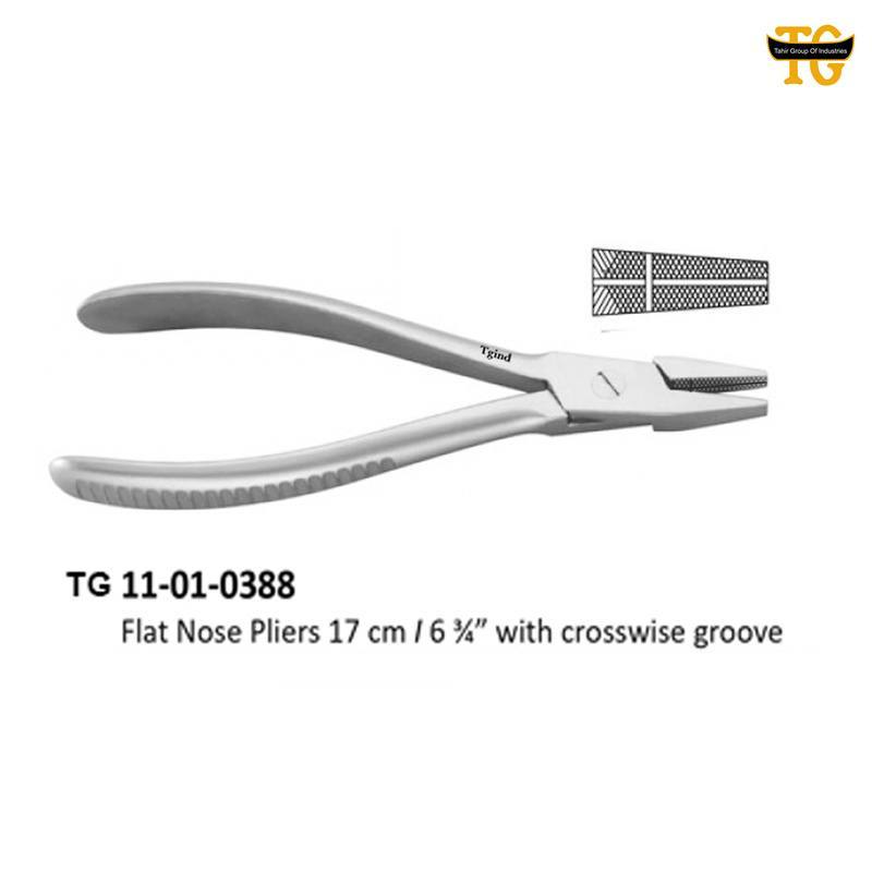 Flat Nose Plier, orthopedic instruments, TGI's own catalog photograph