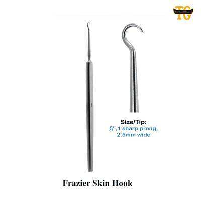 Frazier Hook, surgical instruments, TGI's own catalog photograph