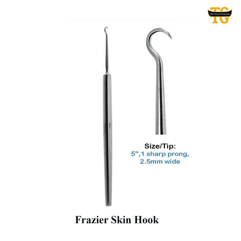 Frazier Hook, surgical instruments, TGI's own catalog photograph