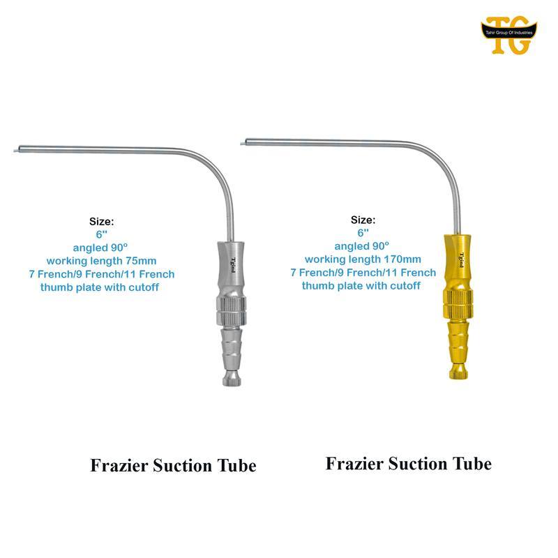 Frazier Suction Tube, surgical instruments, TGI's own catalog photograph