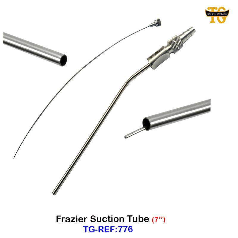 Frazier Suction Tube, dental instruments, TGI's own catalog photograph