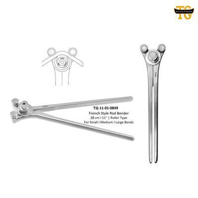 French Style Rod Bender, orthopedic instruments, TGI's own catalog photograph