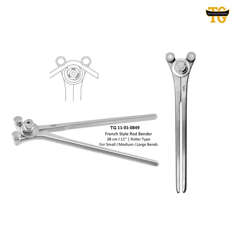 French Style Rod Bender, orthopedic instruments, TGI's own catalog photograph