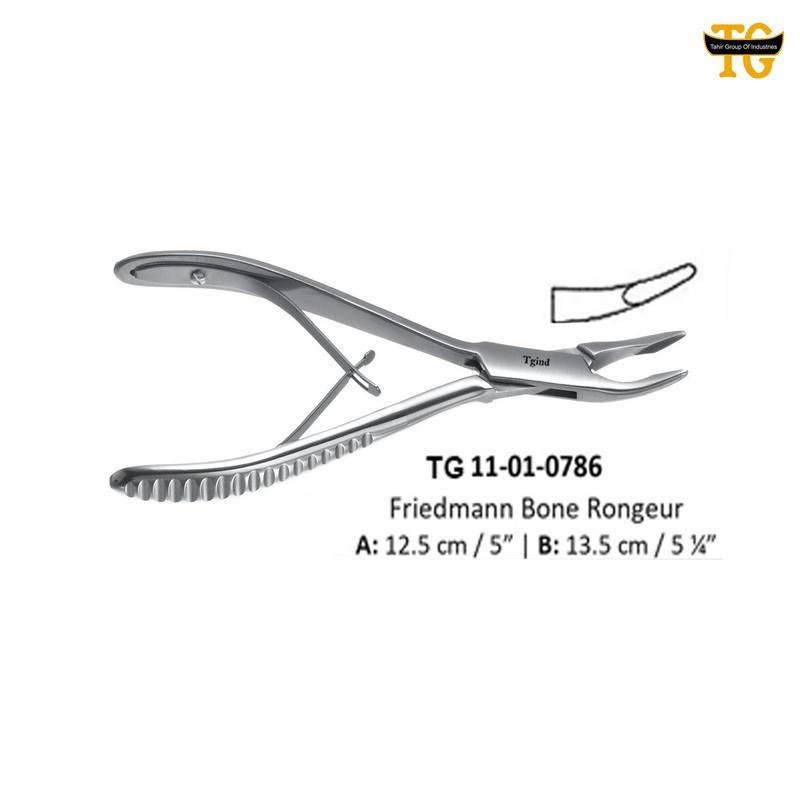 Friedmann Bone Rongeur, orthopedic instruments, TGI's own catalog photograph