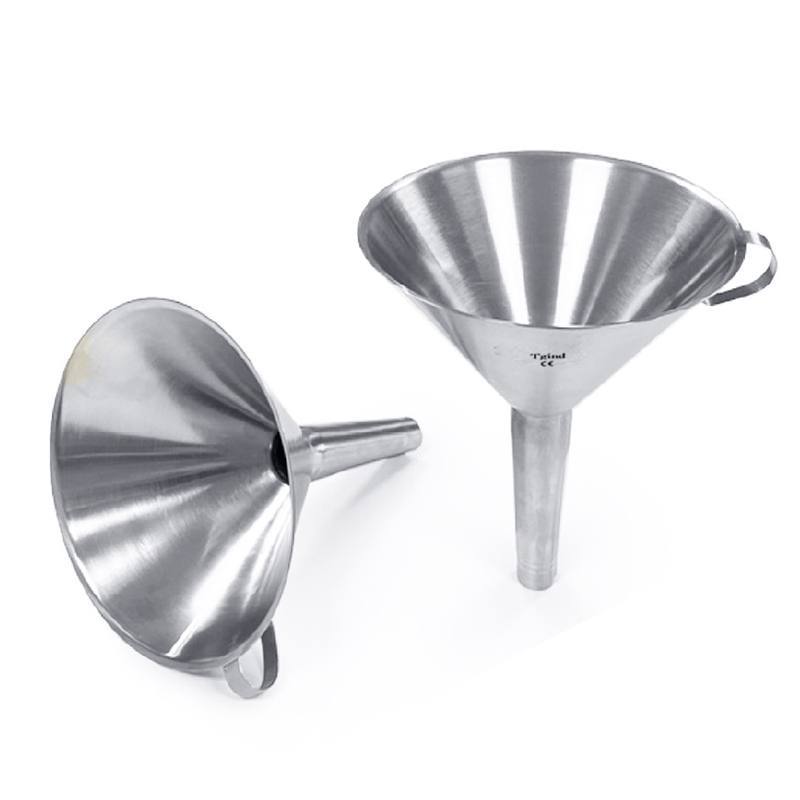 Funnel, hollowware and sterilization boxes, TGI's own catalog photograph