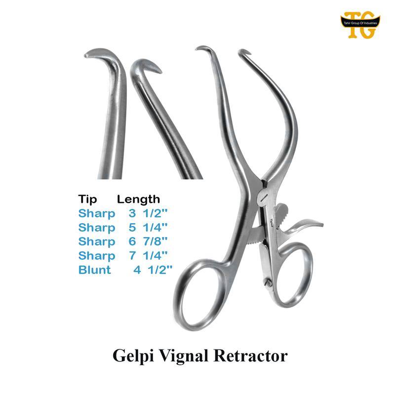 Gelpi Vignal Retractor, surgical instruments, TGI's own catalog photograph