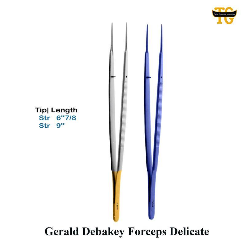 Gerald Debakey Forceps, surgical instruments, TGI's own catalog photograph