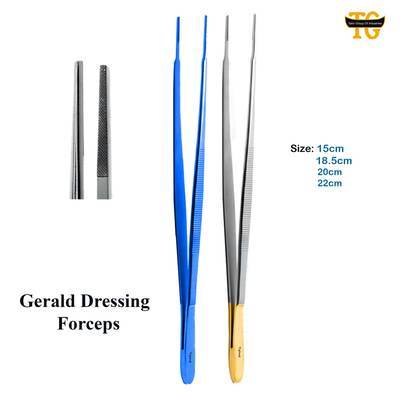 Gerald Dressing Forceps, TGI's own catalogue photograph
