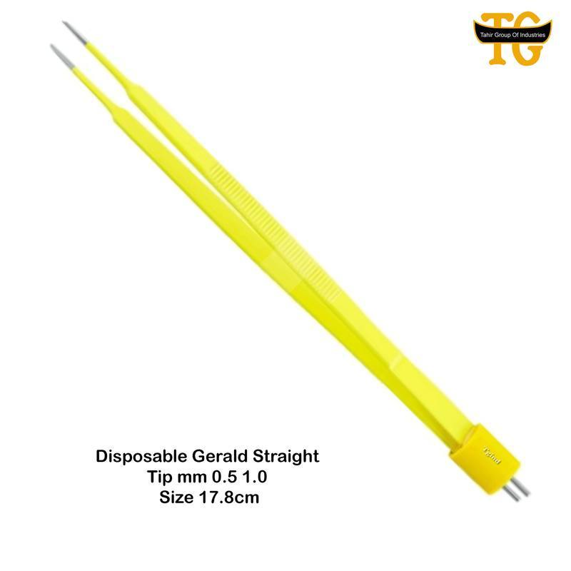 Gerald Forceps Straight, electrosurgical instruments, TGI's own catalog photograph