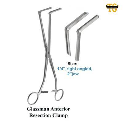 Glassman Anterior Resection Clamp, TGI's own catalogue photograph