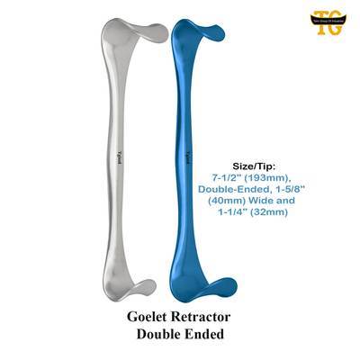 Goelet Retractor, surgical instruments, TGI's own catalog photograph