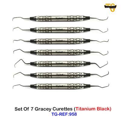 Gracey Scaler Set, dental instruments, TGI's own catalog photograph