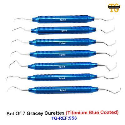 Gracey Scaler Set, dental instruments, TGI's own catalog photograph