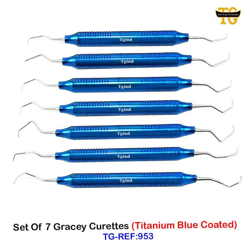 Gracey Scaler Set, dental instruments, TGI's own catalog photograph