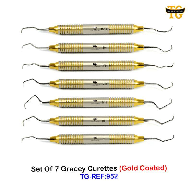 Gracey Scaler Set, dental instruments, TGI's own catalog photograph