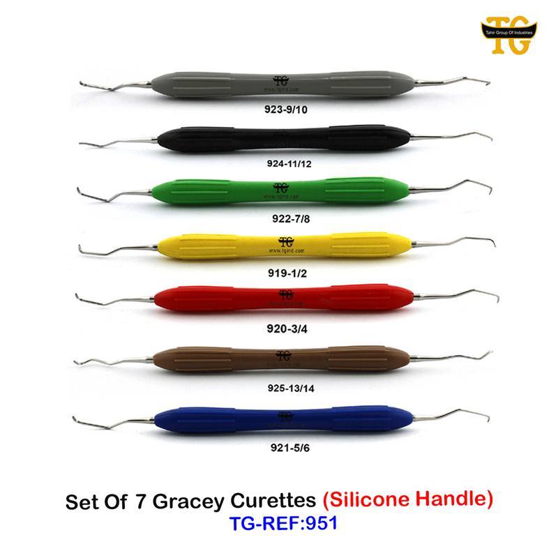 Gracey Scaler Set, dental instruments, TGI's own catalog photograph