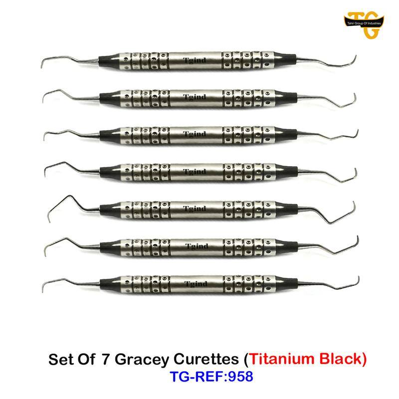 Gracey Scaler Set, dental instruments, TGI's own catalog photograph