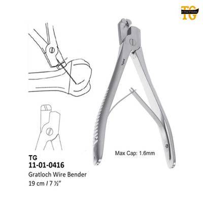 Gratloch Wire Plier, orthopedic instruments, TGI's own catalog photograph